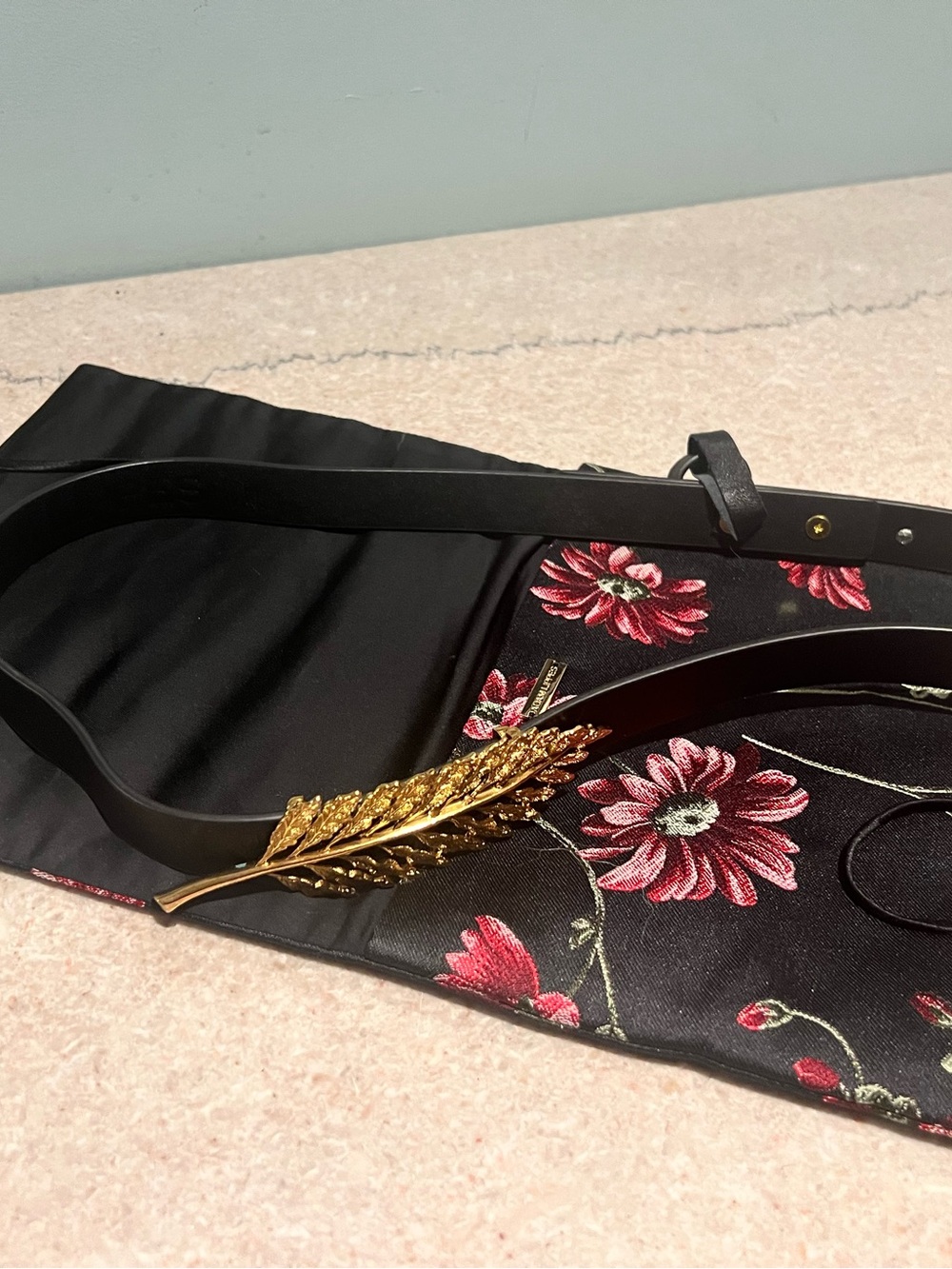 Adam Lippes Fern Belt, Sz. M - Finished in 24 K Gold - Picture 6 of 12